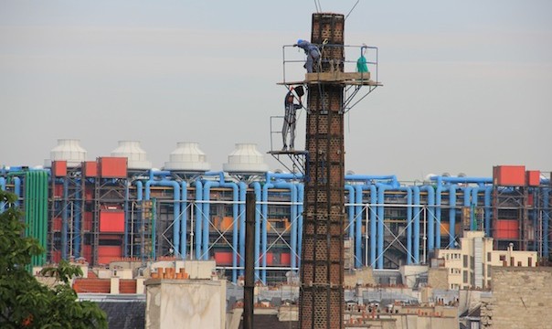 La cheminée de la Société des Joailliers, Bijoutiers, Orfèvres