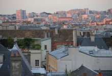 Coucher de soleil au Nord de Paris