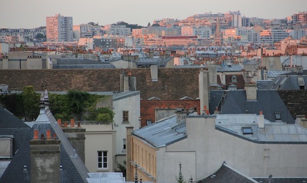 Coucher de soleil au Nord de Paris
