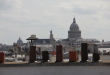 Le Panthéon, l'église Saint-Etienne-du-Mont et la coupole de la Sorbonne