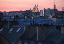 La Butte Montmartre. The Montmartre hill.