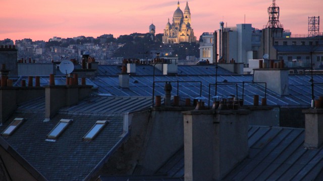 La Butte Montmartre. The Montmartre hill.